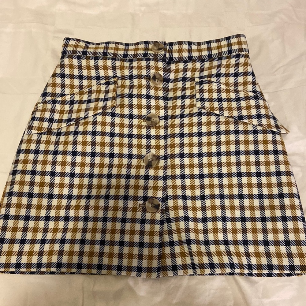 Plaid skirt